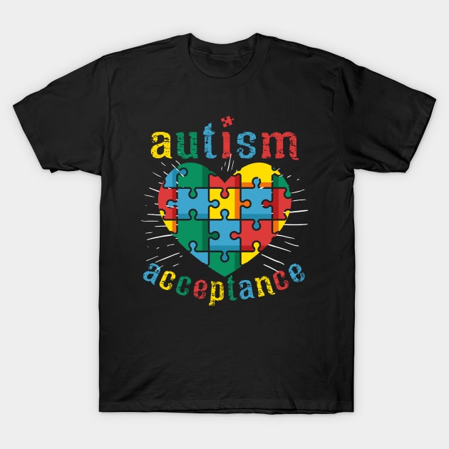 autism awareness gifts T-Shirt by Jandjprints